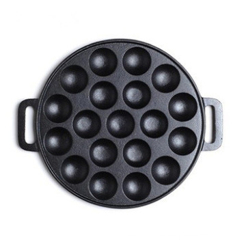 19Hole Takoyaki pan Cast iron egg frying pancakes